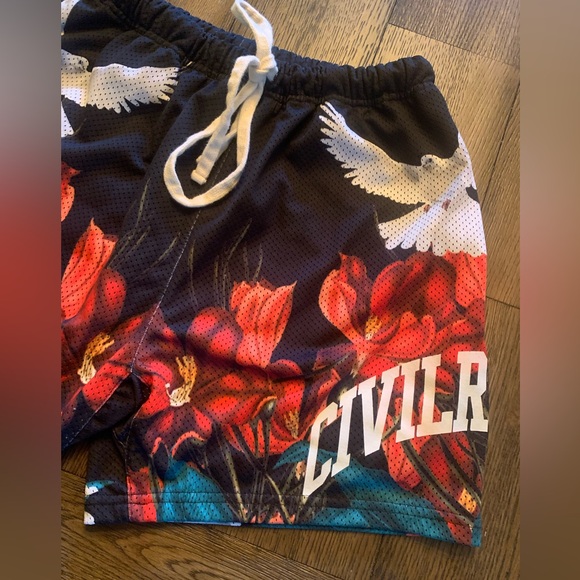 Civil Regime ‘Bloom’ Printed Mesh Shorts (Limited Edition) - Picture 4 of 9